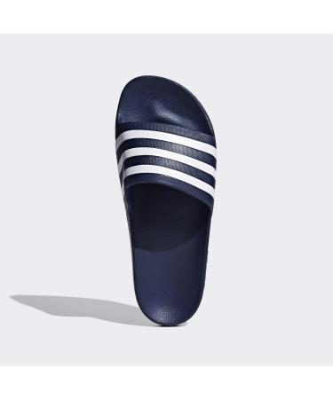 Buy adidas Unisex Adilette Aqua Slides - Dark Blue Ftwr White - International Shipping Available - Buy Online on GoSupps.com