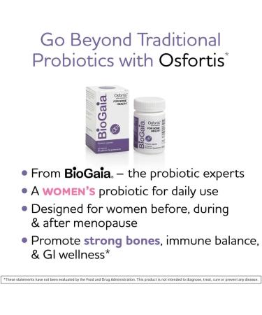 BioGaia Osfortis Vitamin D 60 Capsules - Boost Immunity & Bone Health - Buy Online on GoSupps.com