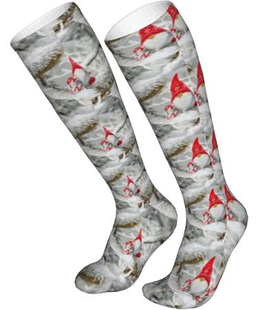 Santa Gnome Compression Socks for Men & Women | 15-20 mmHg Circulation Support for Running & Cycling - Buy Online on GoSupps.com