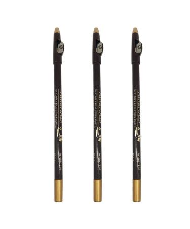 Lot de 3 crayons magiques de barbier pour la fabrication d'arches Marron fonc