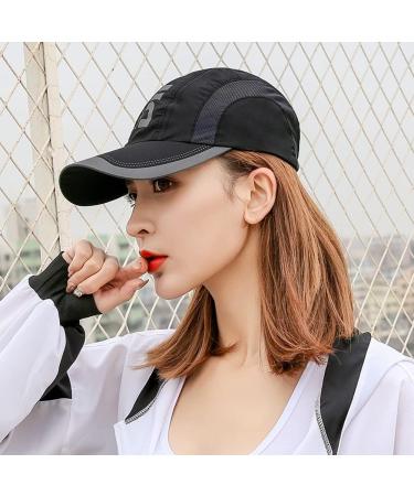 Unisex Adjustable Baseball Cap - 2 Pack for Men & Women - Outdoor Sports Hat - Peak Cap (Black) - Buy Online on GoSupps.com