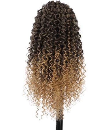 Light Blonde Afro Kinky Curly Drawstring Ponytail for Black Women - Clip-in Hair Extension - Buy Online on GoSupps.com