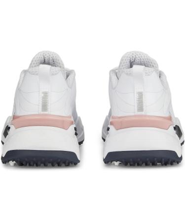 PUMA Women's GS-Fast Golf Shoe 38.5 EU - White Navy Blazer Flamingo Pink - International Shipping Available - Buy Online on GoSupps.com