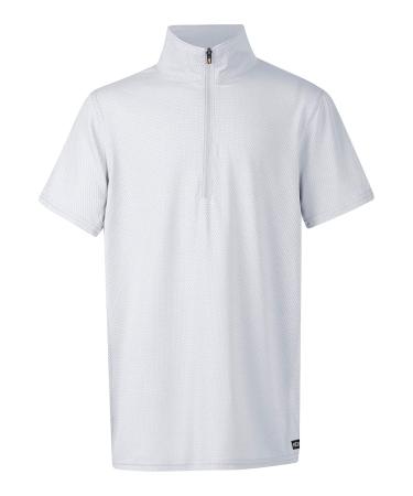 Kerrits Kids Ice Fil Lite Short Sleeve White Medium