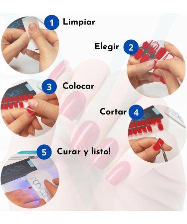  NOOVES GEL NAILS melancholic heart premium luxe solid 20 u - Buy Online on GoSupps.com