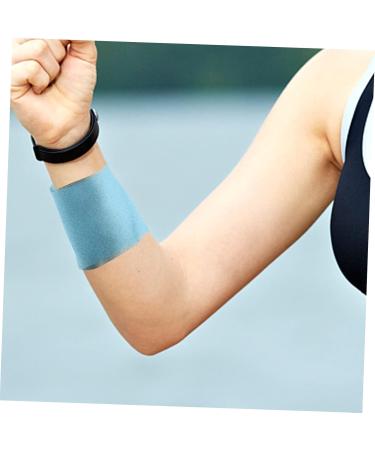 MAGICLULU Skin Membrane Wrist & Thigh Tape - Kinesiology Sports Tape for Athletes - Sky-Blue 6.5x6.5cm - Ideal for Volleyball Knee Finger & Foot Support - Buy Online on GoSupps.com