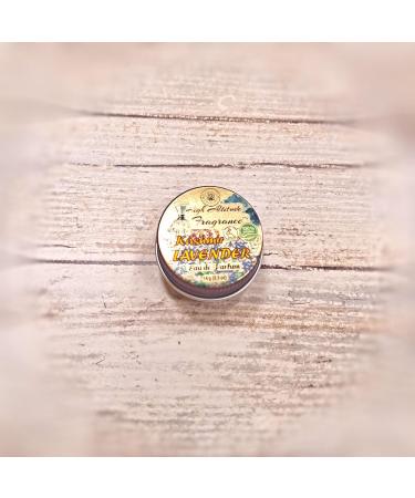 Kashmir LAVENDER Perfume - Eau de Parfum - Solid Balm - Natural Essential Oils Aromatherapy Fragrance- (Lavandula Angustifolia Hyacinth Violets Heliotrope Labdanum) Travel Size Party Gifts -0.5oz - Buy Online on GoSupps.com