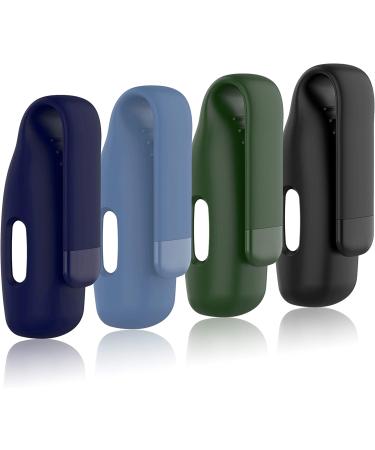 Huadea 4-Pack Clip Case Compatible with Fitbit Inspire 2/Fitbit Inspire 3  Soft Silicone Clip Clasp Accessory Replacement for Fitbit Inspire 2/Inspire 3 (Black/Amy Green/Navy/Slate) - Buy Online on GoSupps.com