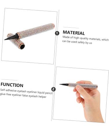PAMINGONO 1pc Eyeliner Pen Liner Lash Glue Pen Eye Makeup Pencil Eye Beauty Pen Cosmetic Pen Eyelash Plastic 1 count (Pack of 1) As Shown - Buy Online on GoSupps.com