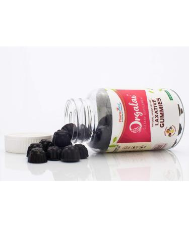 Orgalax Senna Laxative Gummies - Gentle Occasional Constipation Relief - 60 Vegan Gummies - Made in the USA - Buy Online on GoSupps.com