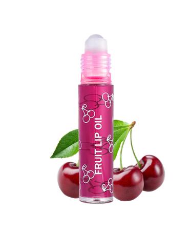 Fruity Roll on Lip Gloss, Lip Oil Lip Balm Lip Glosses Fruit Transparent, Glossy Lip Gloss Set for Lip Care and Keep Lips Moisturized