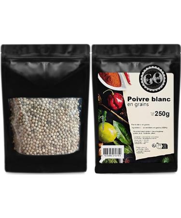 White pepper grains 250 g - LA PLANTIGO - Buy Online on GoSupps.com