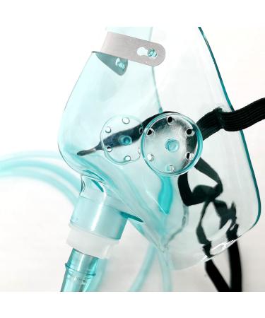 3 Pack XL Adult Elongated Oxygen Mask with 6.6' Tubing and Adjustable Strap - Buy Online on GoSupps.com