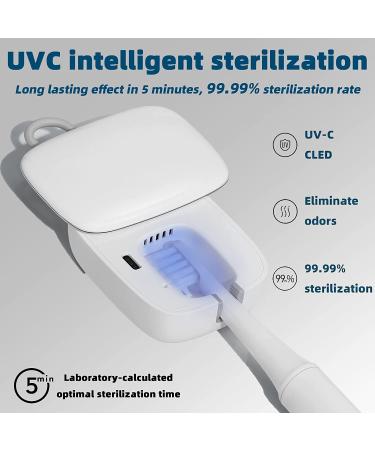 Lebensfreude Antibacterial Toothbrush Sanitizer with UV Light - Rechargeable Sterilizer for Bathroom, Travel, Camping - Buy Online on GoSupps.com