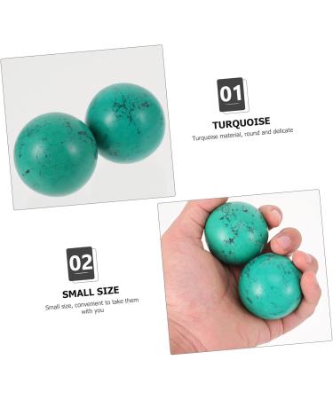 Magiclulu 10 PCS Turquoise Hand Training Balls - Green Gemstones for Fitness Tinkering and Chinese Medicine - Buy Online on GoSupps.com