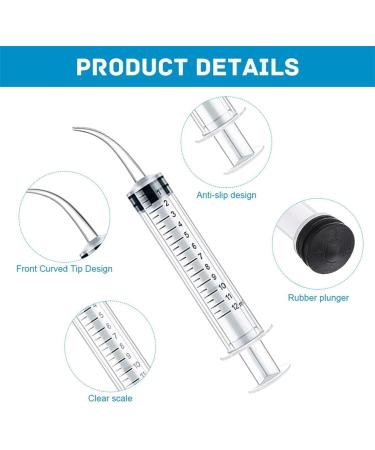 Tonsil Stone Remover & Wisdom Teeth Cleaner | Dental Irrigation Kit with Curved Tip for Oral Care | 5 Pcs - Buy Online on GoSupps.com