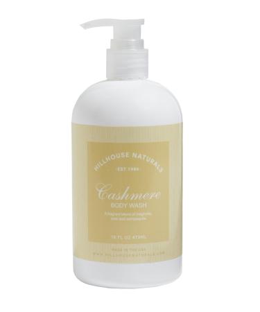 Hillhouse Naturals 16oz Cashmere Body Wash. With a soothing melodious composition of roses magnolia and sampaguita. Made in the USA