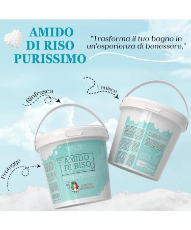 Cura Farma Pure Italian rice starch for bathroom use soothing and refreshing 2.5 kg - Buy Online on GoSupps.com