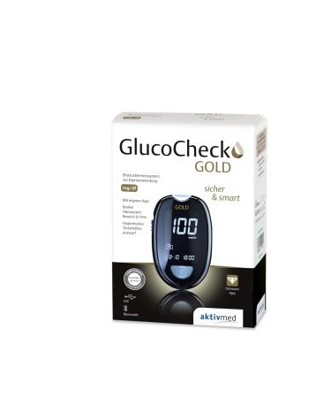 GlucoCheck GOLD Blood Glucose Meter Starter Set (mg/dl) - Includes 60 Test Strips | Accurate Diabetes Monitoring Worldwide - Buy Online on GoSupps.com