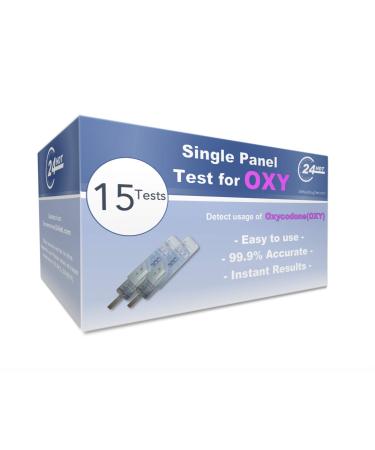 Single Panel Urine Drug Test Strip Oxycodone (OXY) - 15 Pack