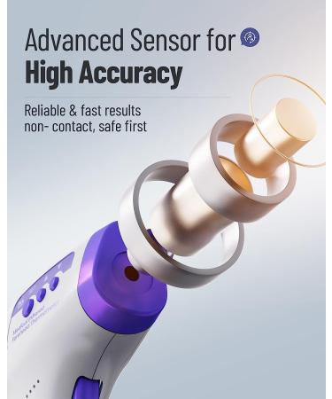 No-Contact Digital Infrared Thermometer for Adults and Kids - Fast & Accurate Temperature Measurement with Fever Alarm and Memory Function - Buy Online on GoSupps.com