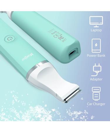 Waterproof Bikini Trimmer & Electric Razor for Women - Rechargeable Shaver for Legs, Arms, Back, Bikini Area - Muejjur 2-in-1 - Buy Online on GoSupps.com