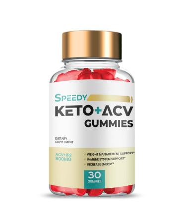 Prime Ninja Speedy Keto ACV Gummies Speedy Keto Plus ACV Gummies Speedy Keto Speed Keto + ACV Ketosis Ketones Official Apple Cider Vinegar for Weight Management (1 Bottle)
