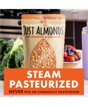Roastery Coast - Daily Nuts Just Roasted Almonds | Almonds Bulk 3 LB | Unsalted Nuts| Slow Dry Roasted | Steam Pasteurized | Plant Protein | Gluten Free | Non-GMO | Low carb | Keto Snack | Prime Snack A. Unsalted - Buy Online on GoSupps.com