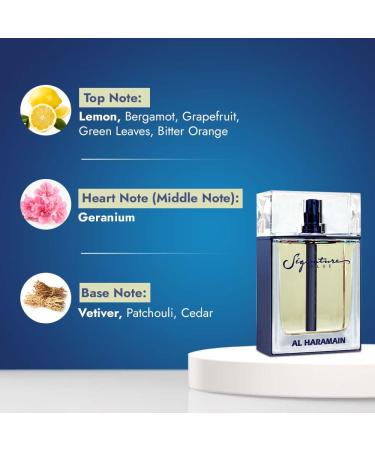 Al Haramain Signature Blue Eau De Parfum Spray for Unisex 3 4 Ounce - Buy Online on GoSupps.com
