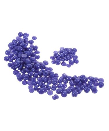 Minkissy 15 packs of wax beans for hair removal face wax bean hair removal wax hard wax pearl bikini wax beans hair removal beads hard wax violet beeswax