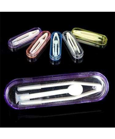 Buy Soft Antibacterial Contact Lens Inserter/Remover Tweezers & Case Kit (Pink) - International Shipping Available - Buy Online on GoSupps.com