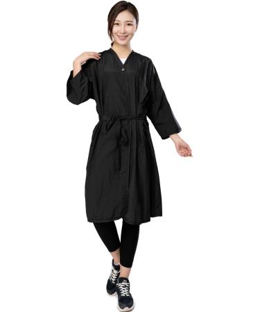 Salon Client Gown Robes Cape, Hair Salon Smock for Clients- Kimono Style, with Snap Closure