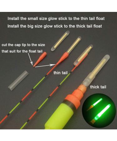 Qualy Fishing Glow Sticks for Bobbers - Bobber Light Alarm Kit - Mini Glow Sticks for Fishing Bulk - 1.5 to 3 inch Packs - 100 Pcs - Buy Online on GoSupps.com