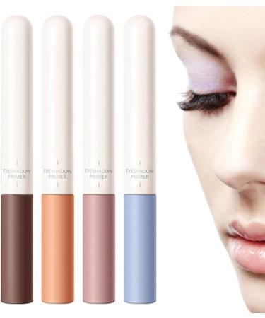 Liquid Eyeshadow Set 4 Colors Matte Liquid Eyeshadow with Lightweight - Cream Eyeshadow Primer Waterproof Long Lasting Eye Brightener Highlighter Blusher Eye Shadow Makeup for Women Fassme - Buy Online on GoSupps.com