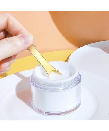 WLLHYF Mini Metal Makeup Spatula Skin Care Cosmetic Spoon Reusable Applicator Beauty Scoop for Facial Cosmetic for Face Mask Cream Lotions Moisturizers 1 Gold+1 Silver+1 Rose gold - Buy Online on GoSupps.com