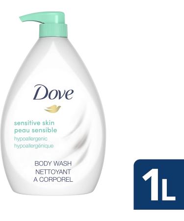 Dove Body Wash with Pump for Sensitive Skin - Nourishing & Fragrance-Free 1L - Soft Skin Care - Buy Online on GoSupps.com