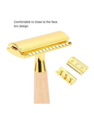 Double Edge Safety Razor | Manual Shaver for Smooth Shaves | Washable & Easy Grip | Ideal for Home & Travel - Buy Online on GoSupps.com