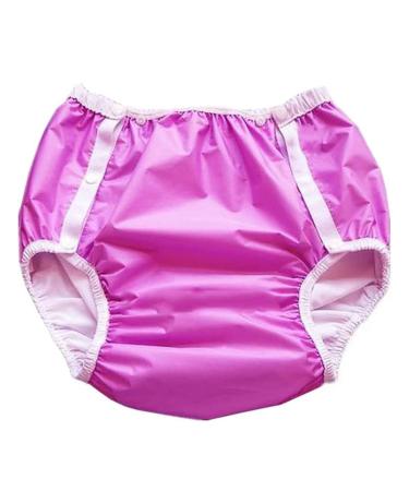 Waterproof reusable cloth diapers diaper trousers' incontinen criminal for adults for the care of disabled people pink m m pink