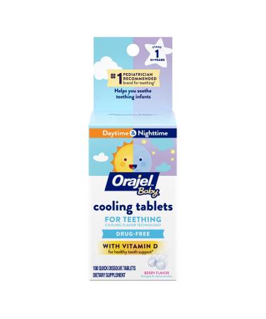 Orajel Baby Non Medicated Teething Tablets 100ct