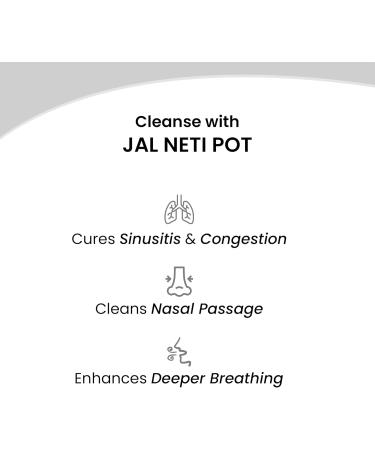 Core Asana Ceramic Jal Neti Pot - Non-Metallic Comfortable Grip for Sinus Congestion | Yoga Neti Pot in Amber - Natural Relief - Buy Online on GoSupps.com