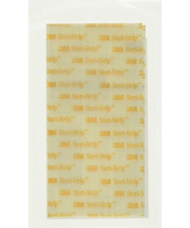 3M Steri-Strip reinforced Skin Closures - 1/2" x 4" - 10 pack of 6 strip envelope (60 strips) 6 Count (Pack of 10)