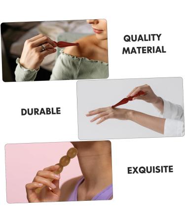 Buy Gleavi Pearl Massage Tools - 2-Piece Skin Care Set | Thai Massage Wood Roller for Cramps & Relaxation - Buy Online on GoSupps.com