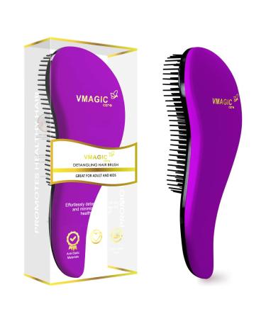 Detangling Brush - glide the Detangler Brush through Tangled hair - Best Brush/Comb for Women Girls Men & Boys - Use in Wet and Dry Hair (Purple) - Buy Online on GoSupps.com