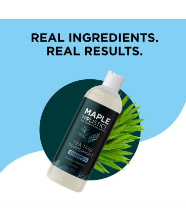 Maple Holistics Tea Tree Shampoo 16 oz â€“ Special Formula for Scalp Relief & Shine - Buy Online on GoSupps.com