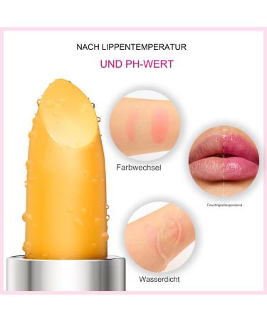  Ihdjasg Lip Balm pH Color Changing Waterproof Makeup Cosmetic Makeup Cosmetic Lip Balm Tinted for Women Beginners Professionals Bride Makeup Lovers Daily Life Party Wedding - Buy Online on GoSupps.com