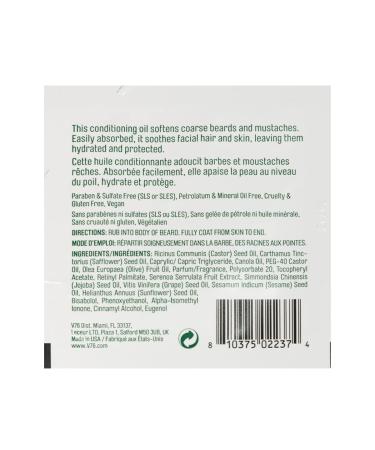 V76 by Vaughn Beard Oil Formula for Men 2 Fl Oz - Nourishing and Moisturizing Beard Oil - Buy Online on GoSupps.com