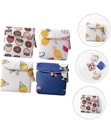 Gleavi Makeup Pocket - 4 Pcs Pack of Women's Bandage Bags | Travel Cosmetic Bag & Period Pad Pocket with Wet Pockets - Buy Online on GoSupps.com