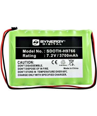 Synergy Digital Emergency Lighting Battery for ADT Impassa - Ni-MH 7.2V 3700mAh Replacement for DSC 6PH-H-4/3A3600-S-D22 - Buy Online on GoSupps.com