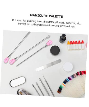 6 Sets 6-Ply Nail Polish Stirring Brushes - Reusable UV Gel Mixing Sticks & Spatula for Nail Art | 10.3cm x 1cm - Perfect for Salon & DIY Pigment Mixing - Buy Online on GoSupps.com