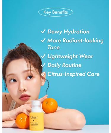 FOREST Vita C-Tangerine Toning Serum 1.69 fl. oz vitamin serum enriched with Mandarin Extract Niacinamide 5 Panthenol and Glutathione infused Vitamin Capsules for Glow Boost, Korean Skin Care - Buy Online on GoSupps.com